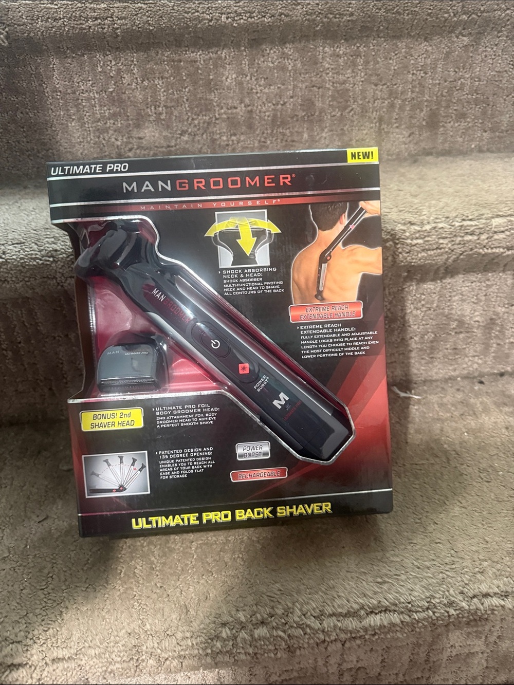 Ultimate Pro Back Shaver - Black